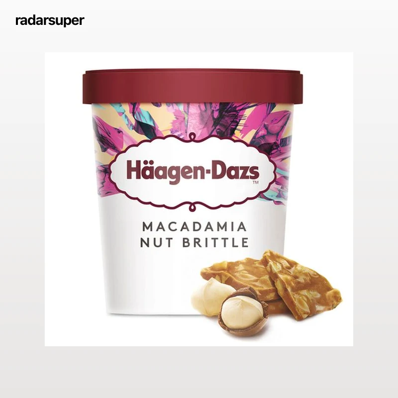 Helado en tarrina Häagen-Dazs 460ml vainilla&macadamia