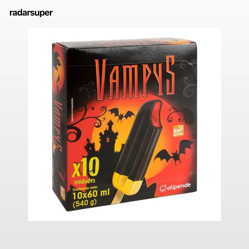 Helado Vampys Alipende 600 ml 10 uds