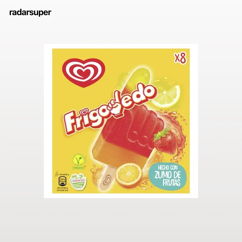 Helados Frigodedo Frigo 8 ud.