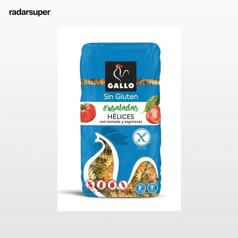 Hélices sin gluten Gallo 450g con vegetales