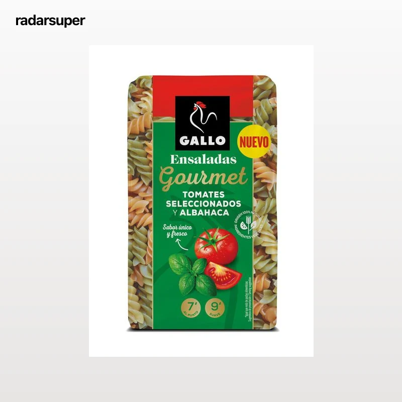 Helices vegetales con tomate y albahaca Gallo Gourmet 400g