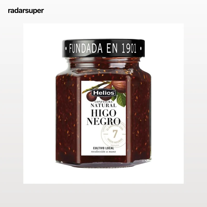 HELIOS Confitura natural de higo negro 330 g.