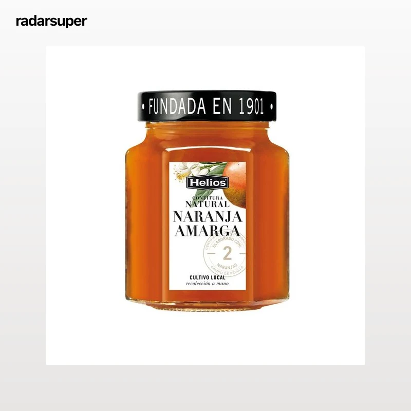 HELIOS Confitura natural naranja amarga 330 g.