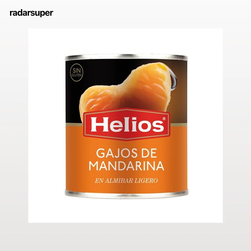 HELIOS Gajos de mandarina en almíbar 312 g.