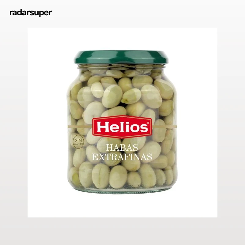 HELIOS Habas extrafinas frasco 220 g.