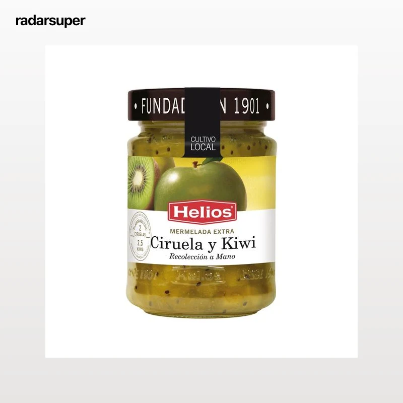 HELIOS Mermelada de ciruela y kiwi 340 g.