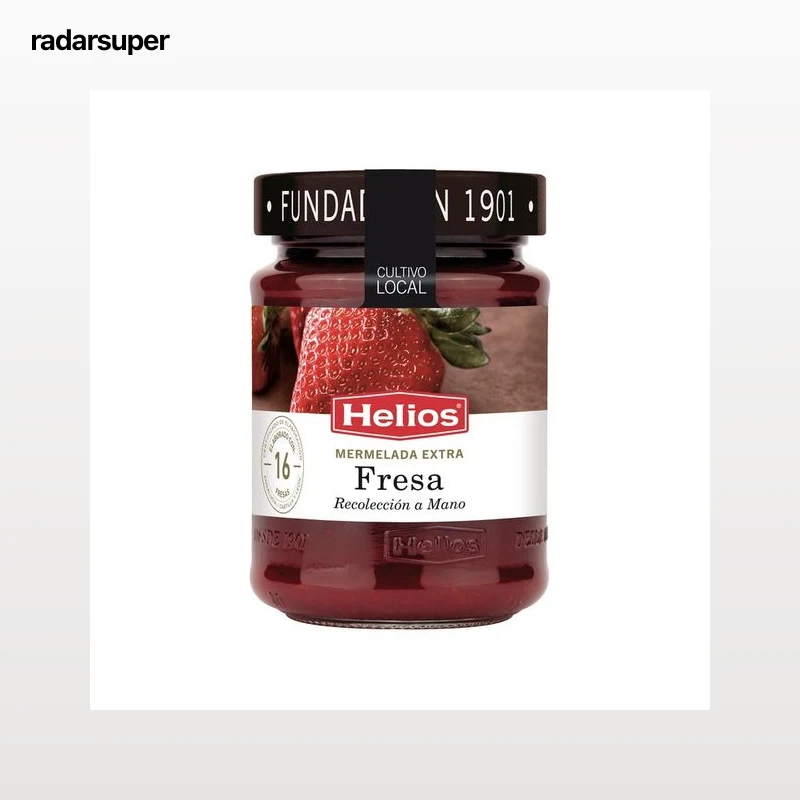 HELIOS Mermelada de fresa 340 g.