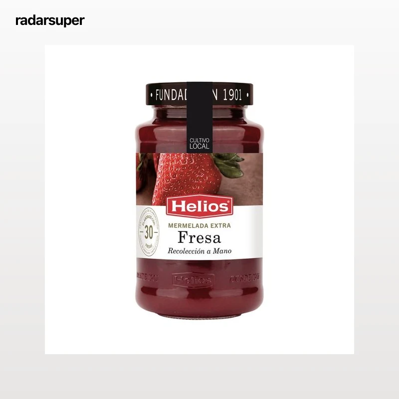 HELIOS Mermelada de fresa 640 g.