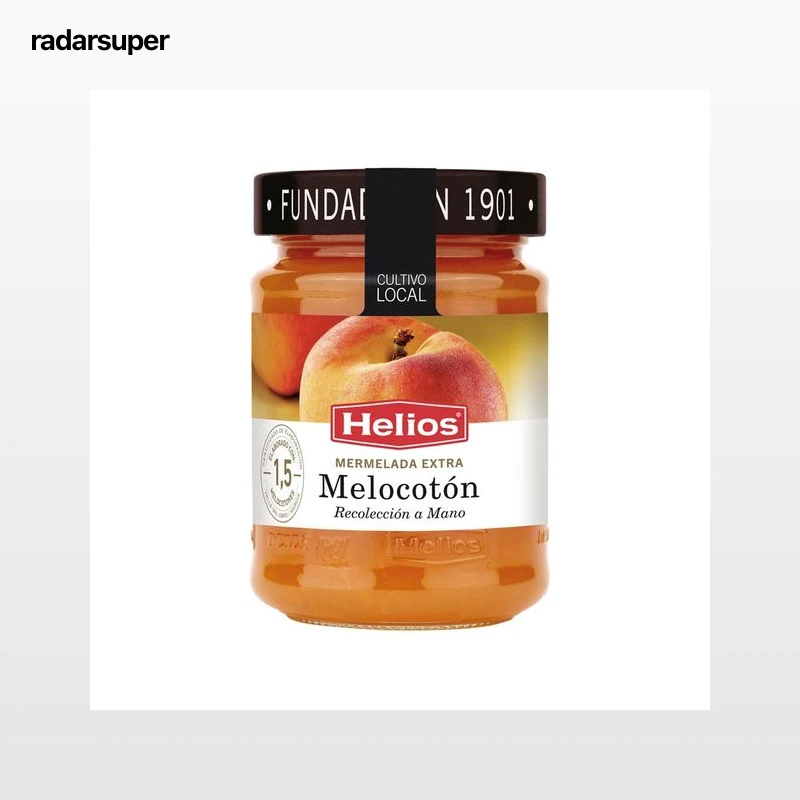 HELIOS Mermelada de melocotón 340 g.