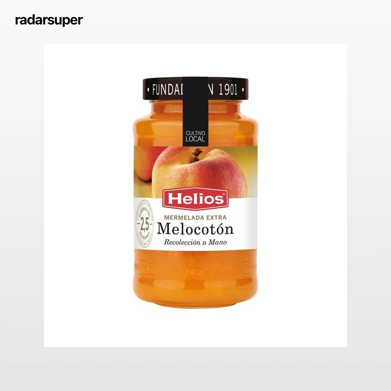 HELIOS Mermelada de melocotón 640 g.