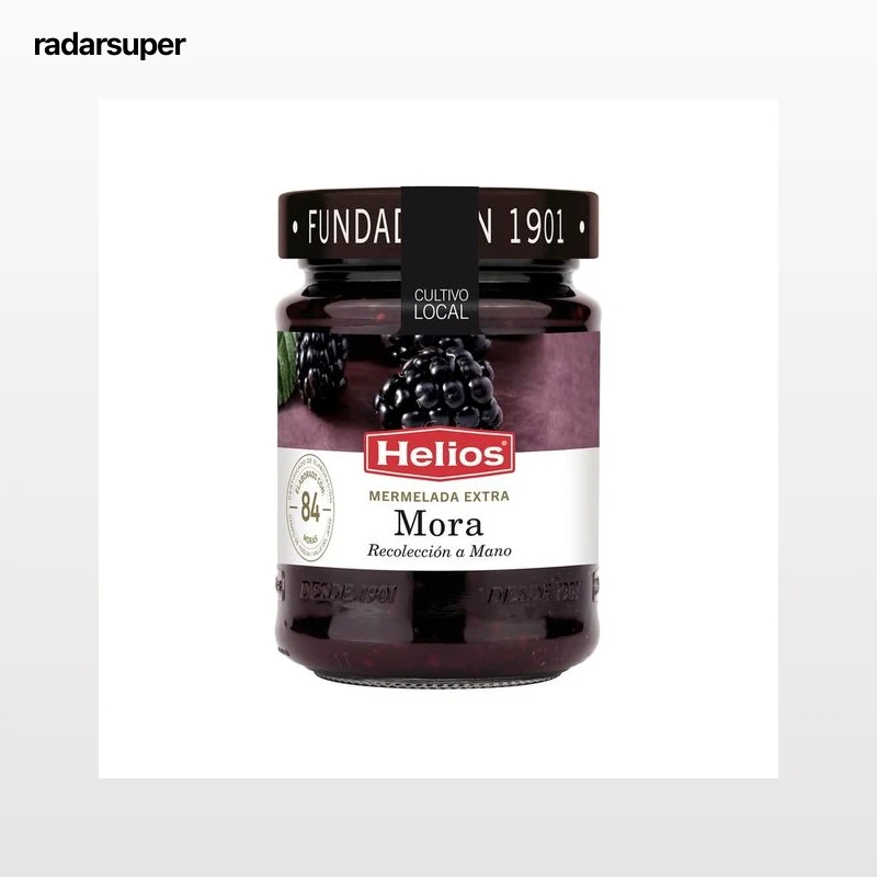 HELIOS Mermelada de mora 340 g.