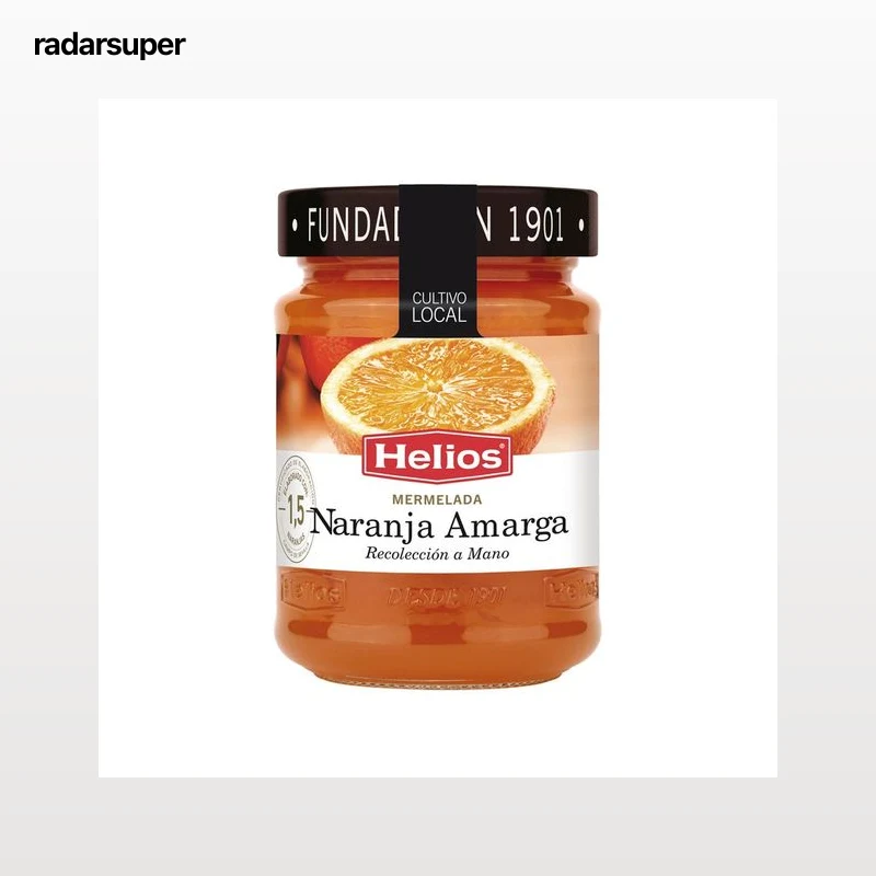 HELIOS Mermelada de naranja amarga (sin gluten) 340 g.