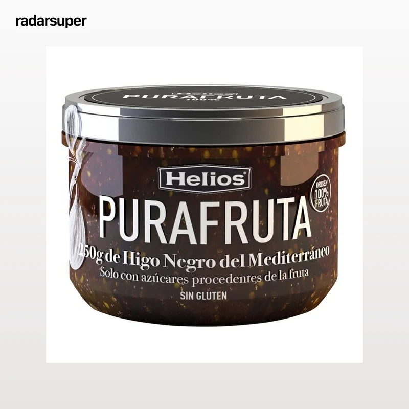 HELIOS PURAFRUTA  Fruta para untar de higo negro del mediterráneo 250 g.