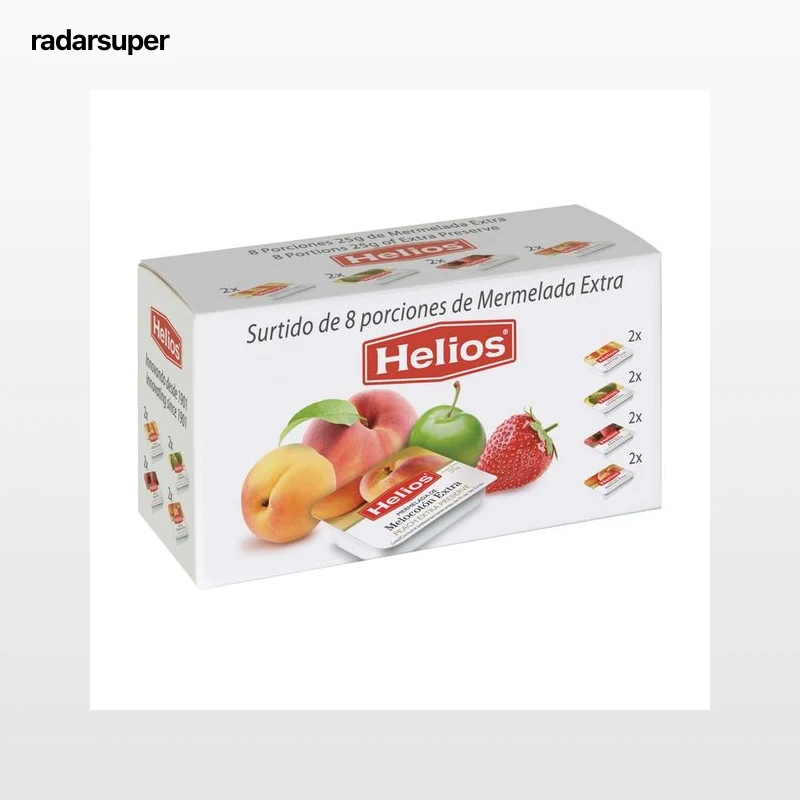 HELIOS Surtido de mermeladas extra 200 g.