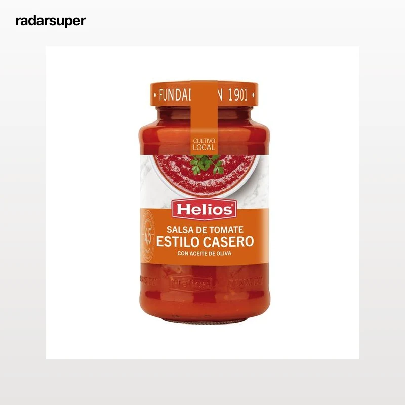HELIOS Tomate salsa casera frasco de 570 g.