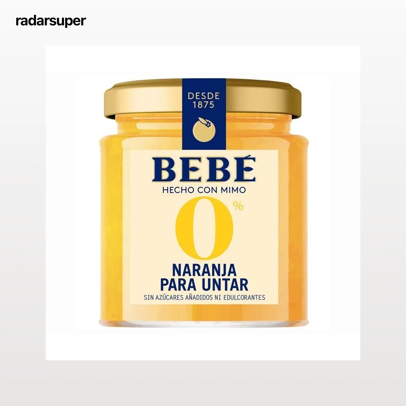 HELIOS Untable 0 % naranja bebe 230 gr.