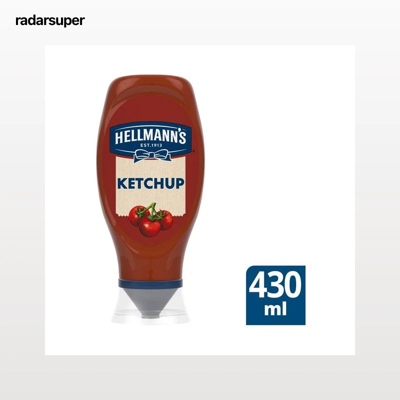 HELLMANN"S Ketchup bocabajo 486 g.
