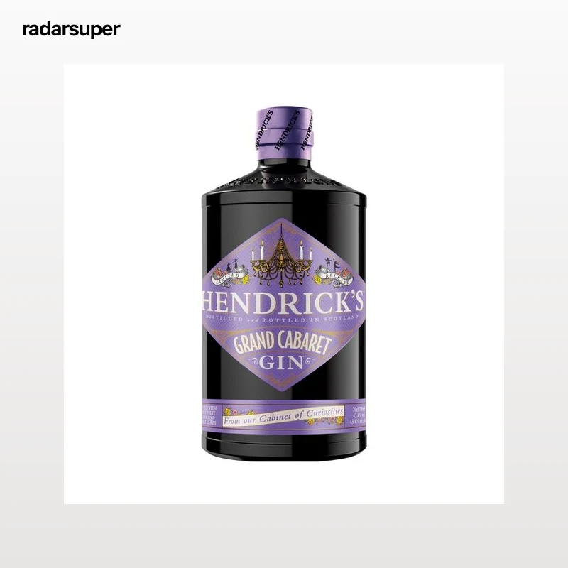 HENDRICKS Gran cabaret Ginebra destilada y embotellada en Escocia botella 70 cl.
