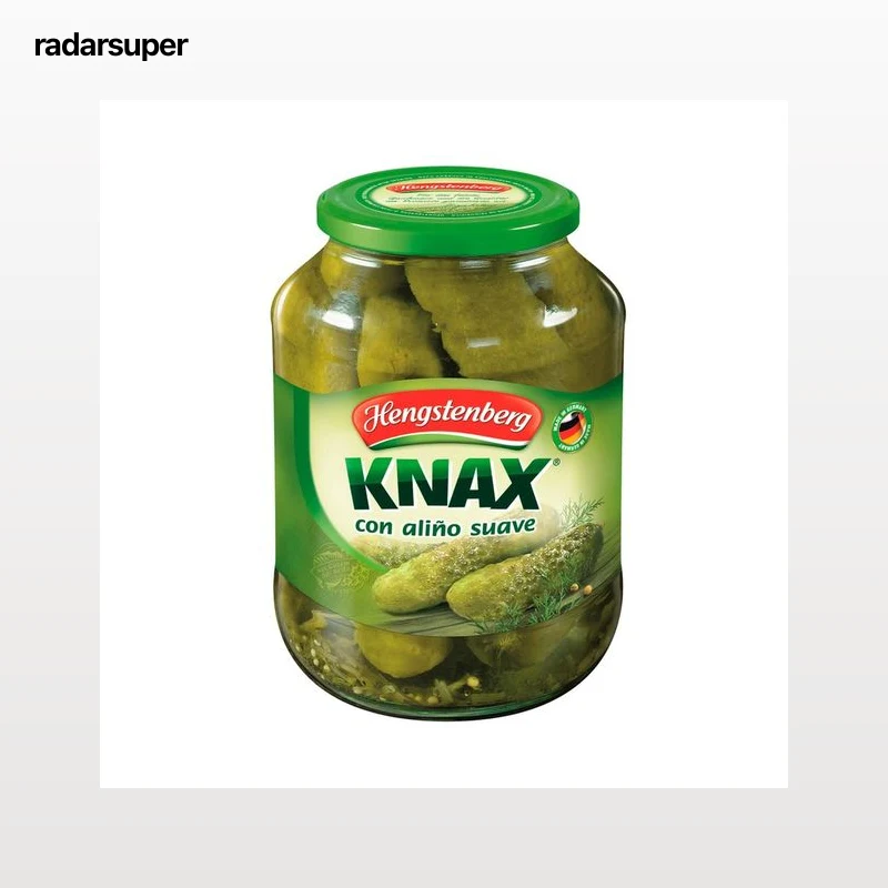 HENGSTENBERG Pepinillos grandes a las finas hierbas frasco de 850 g.