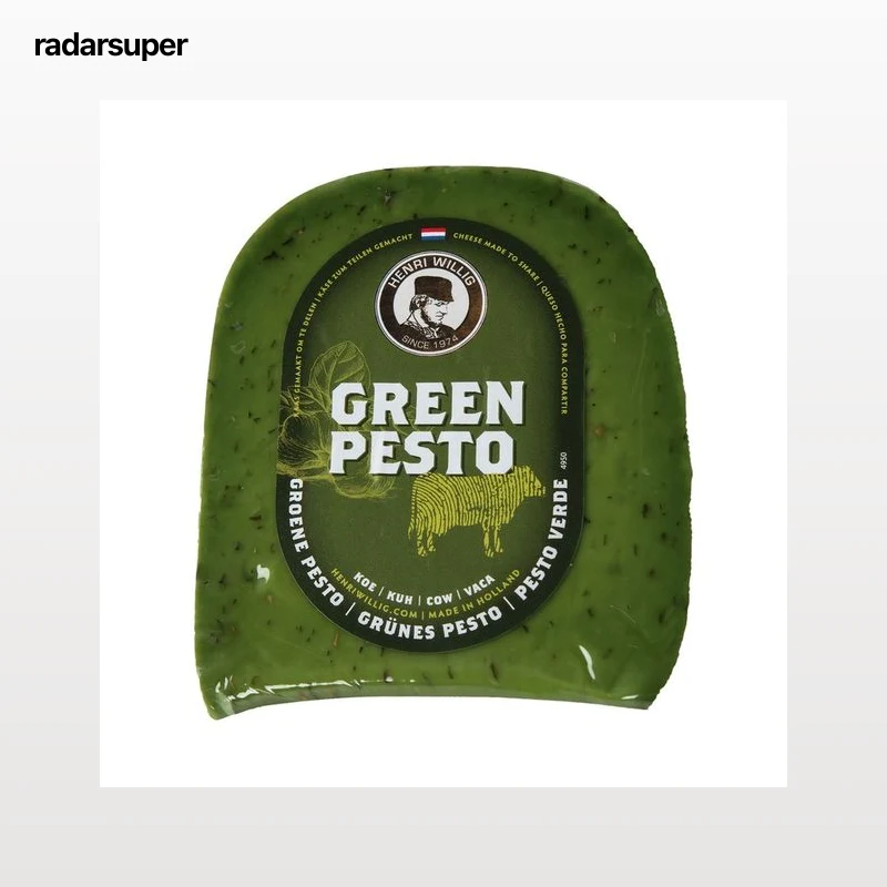 HENRI WILLIG Queso curado de vaca con pesto 200 g.