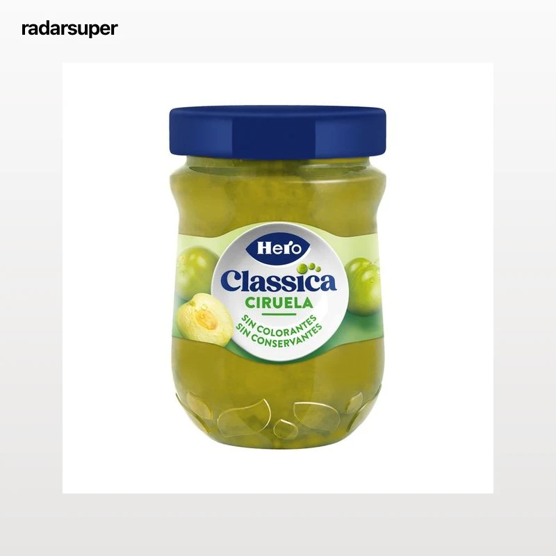 HERO Classica Mermelada de ciruela sin conservantes ni colorantes 330 g.