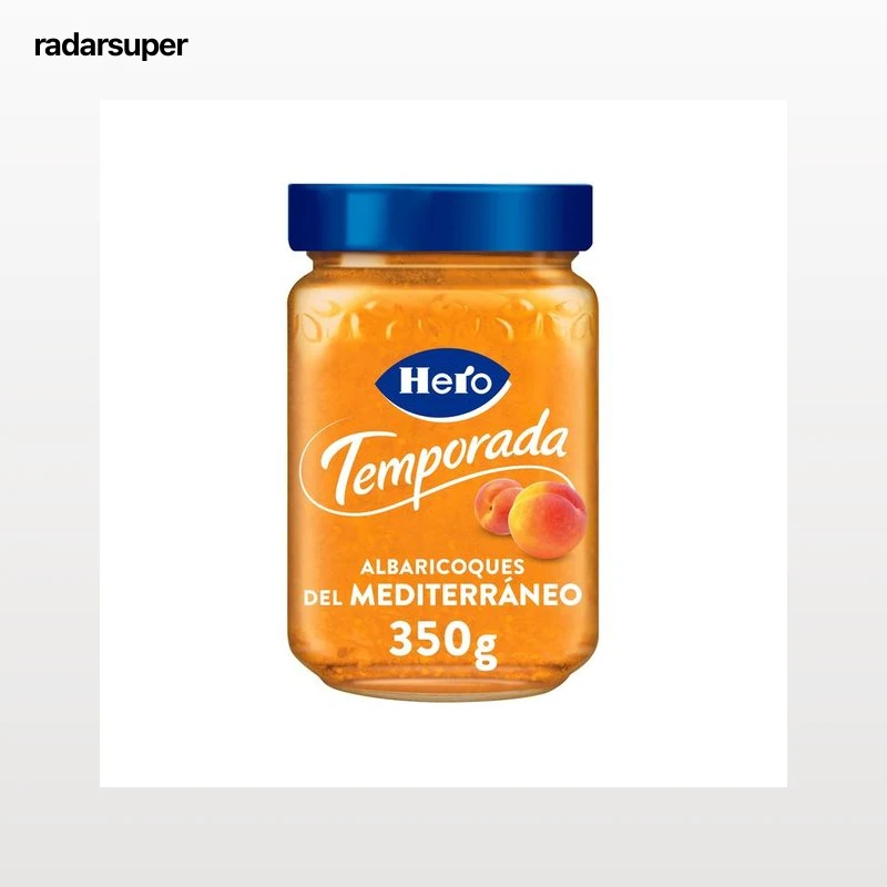 HERO Mermelada de albaricoque de temporada 350 g.