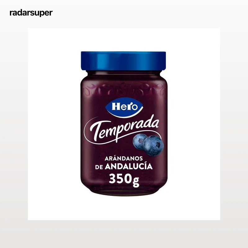 HERO Mermelada de arándanos de temporada 350 g.