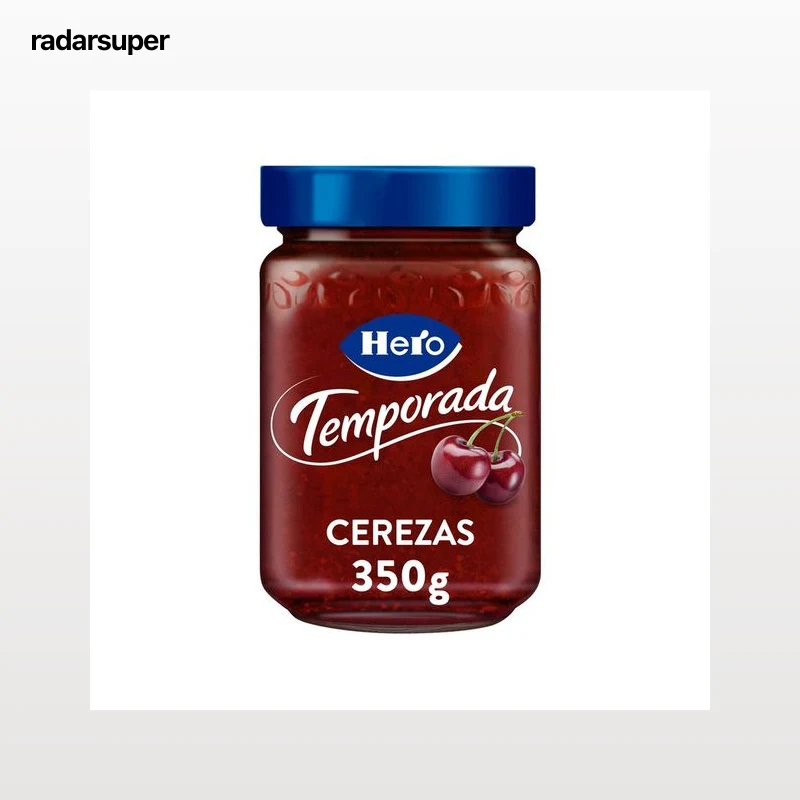 HERO Mermelada cerezas de temporada de España 350 g.