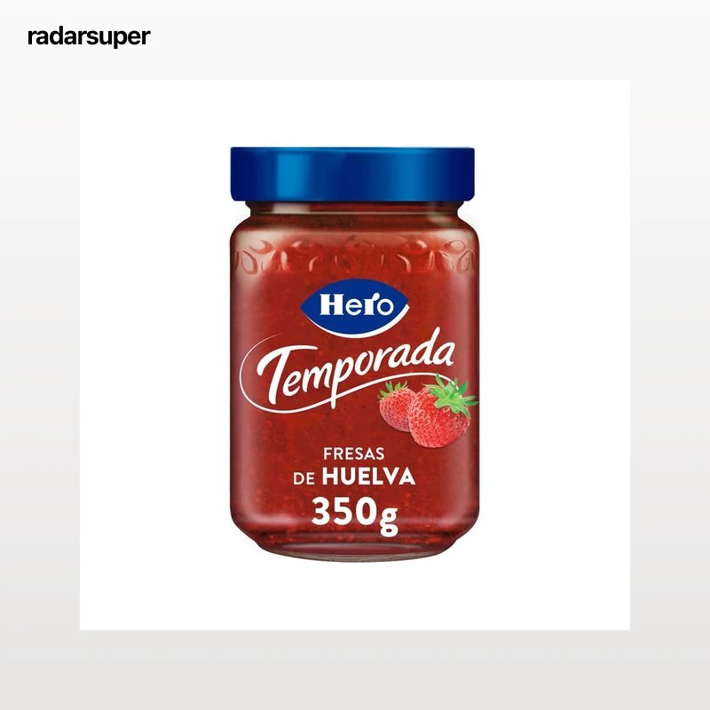 HERO Mermelada de fresas de temporada 350 g.