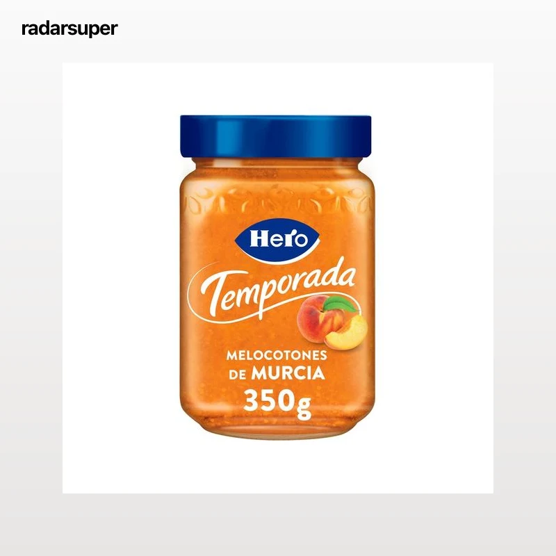 HERO Mermelada de melocotón de temporada 350 g.