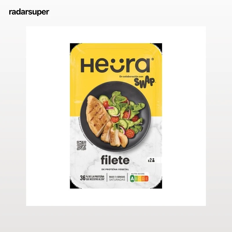 HEÜRA Filete de proteína vegetal bajo en grasas saturadas 180 g.