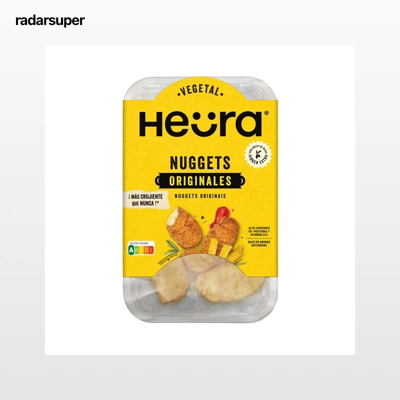 HEÜRA Nuggets vegetales a base de proteína de soja HEÜRA 6 uds.