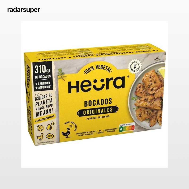 HEÜRA Producto vegetal a base de soja, aceite de oliva y especias 310 g.