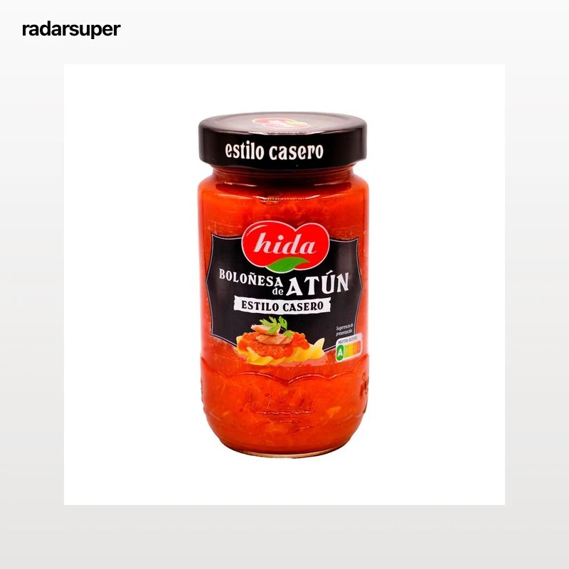 HIDA Salsa boloñesa de atún estilo casero 350 g.