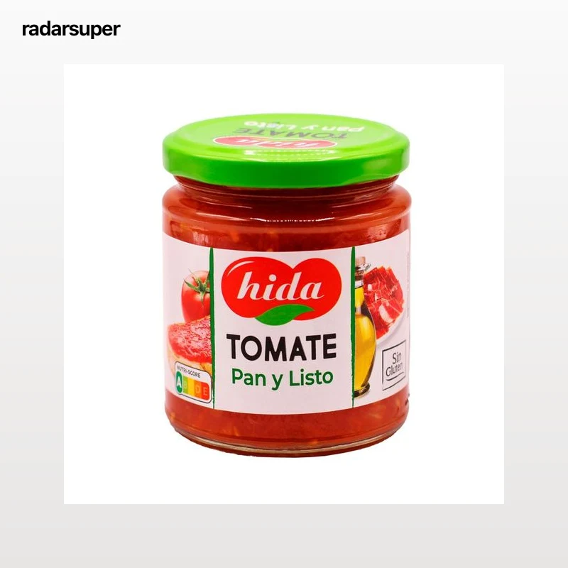HIDA Tomate para untar frasco de 220 g.