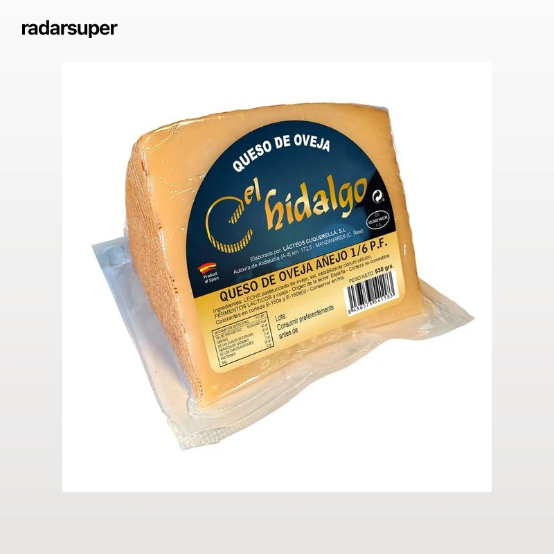 EL HIDALGO Queso de oveja añejo con maduración de 15 meses 530 g.