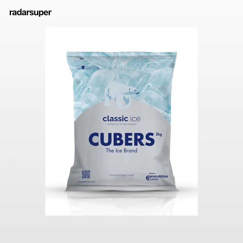 Hielo Cubers premium agua purificada 2kg