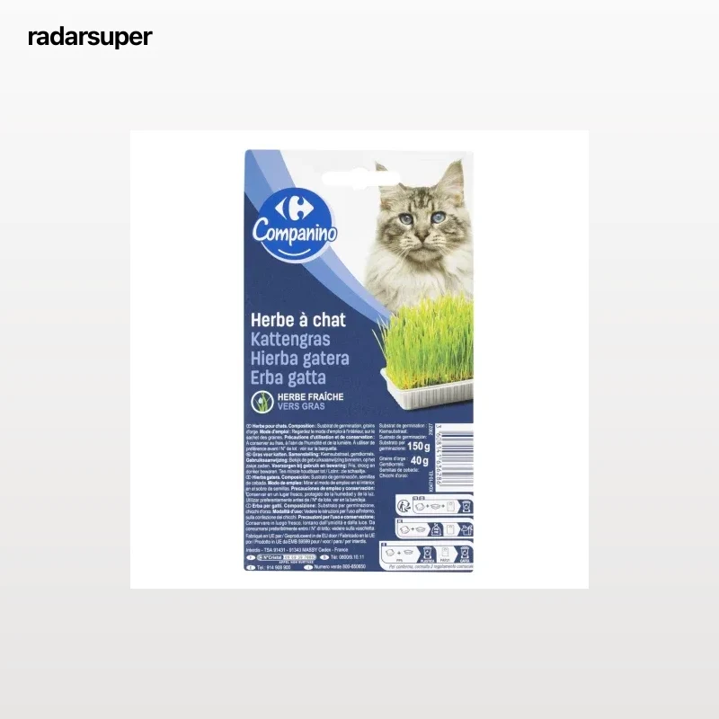 Hierba para gatos Carrefour