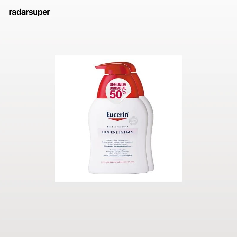 Higiene íntima calmante Eucerin pack de 2 unidades de 250 ml.
