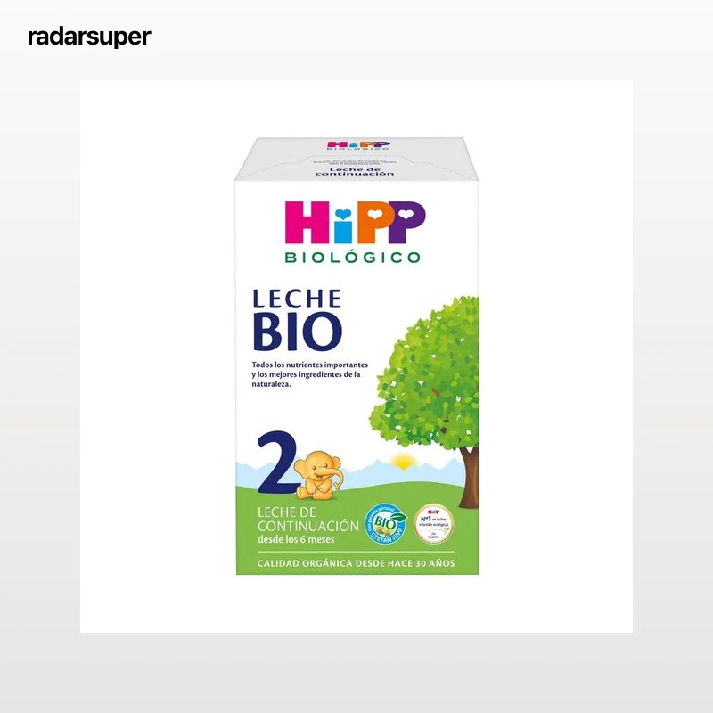 HIPP Biológico Leche (2) de continuación ecológica, a partir de 6 meses 600 g.
