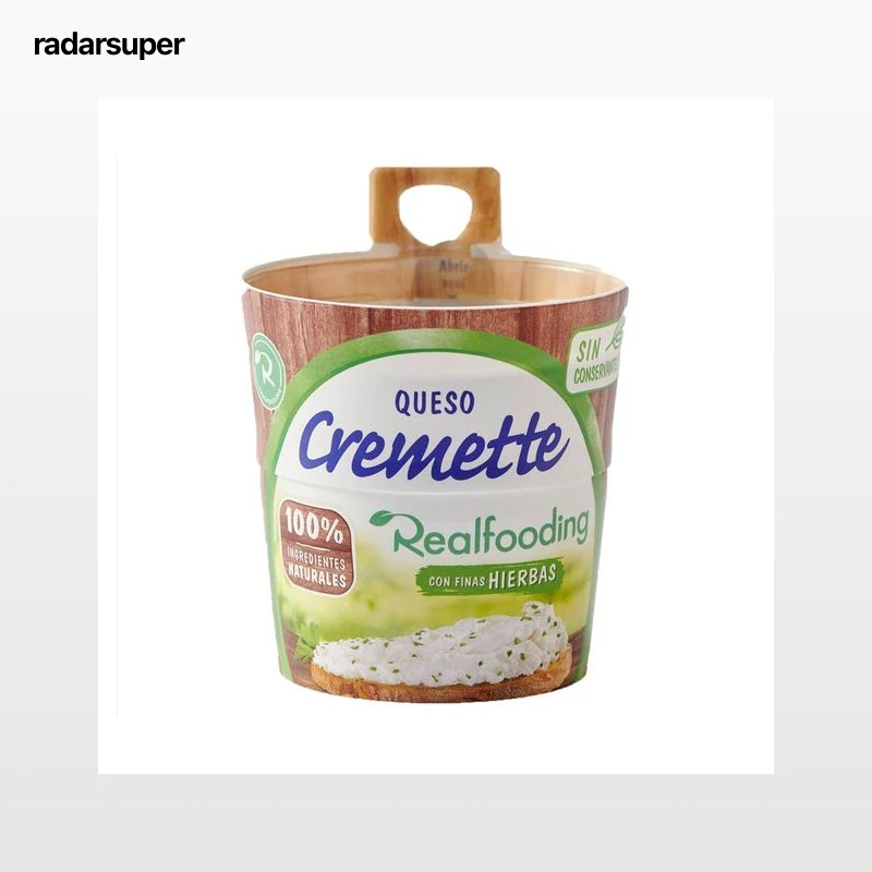 HOCHLAND Queso cremette blando pasteurizado con finas hierbas, 100 % ingredientes naturales 150 g.