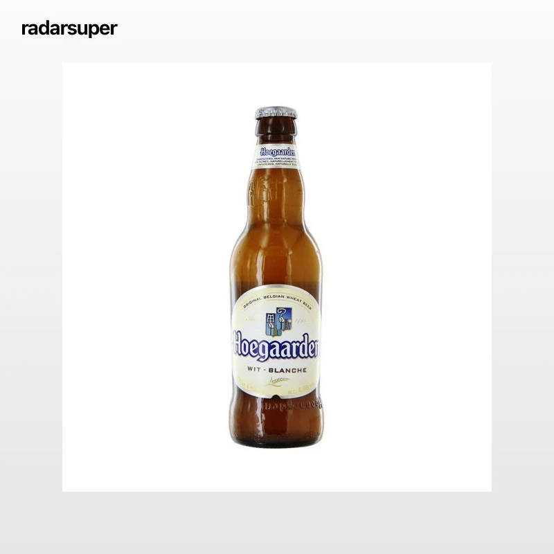 HOEGAARDEN Cerveza de trigo blanca belga botella 33 cl.