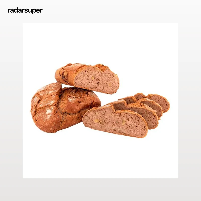 Hogaza centeno, pasas y nueces con masa madre 400 g.