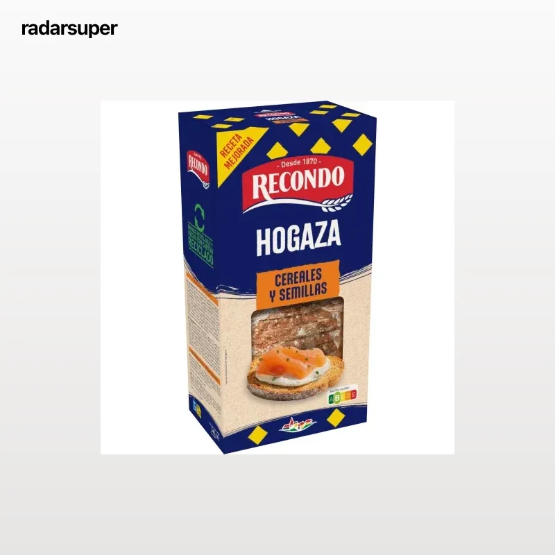 Hogaza de pan 9 cereales y semillas Recondo 240 g.