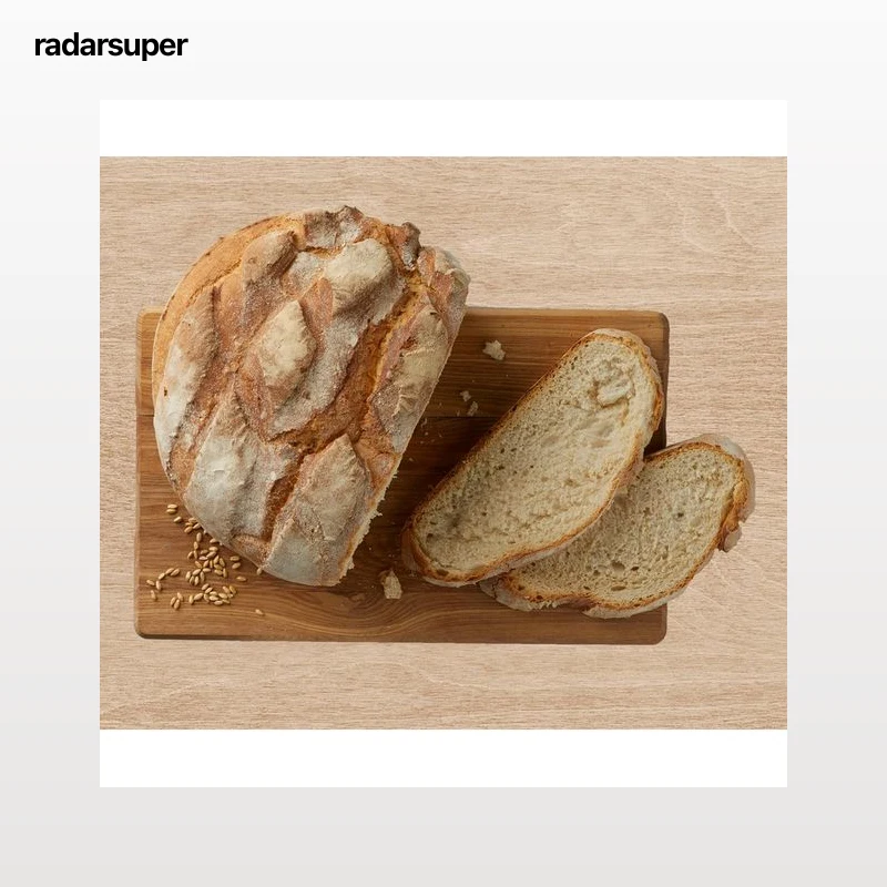Hogaza de pan rústico con masa madre de Fabricación Propia 800 g.