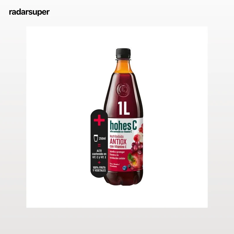 HOHES C Antiox Nutribebida con sabor a uva, arándano y aronia  1 l.