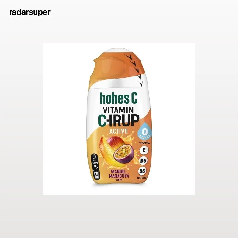 Hohes C vitamin C-irup active bebida isotónica sabor mango y maracuyá botella 65 ml.