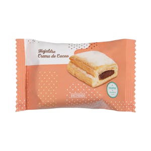 Hojaldre relleno de crema de cacao