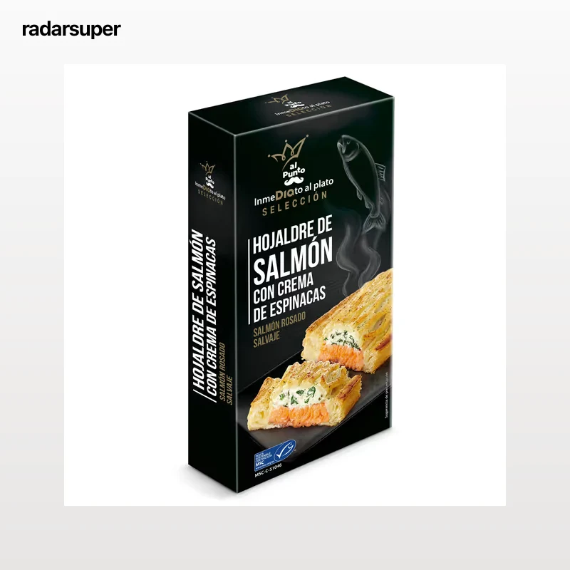 Hojaldre de salmón con crema de espinacas MSC Dia Al Punto 700 g
