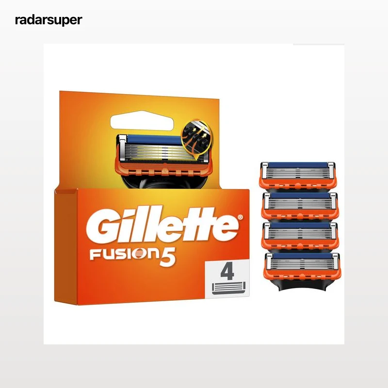 Hojas de afeitar Gillette 4 unidades recambio fusion 5